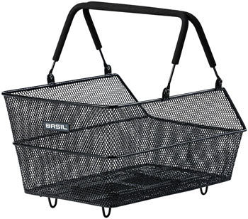 Basil Cento MIK Rear Basket - Black