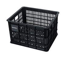Load image into Gallery viewer, Basil Bicycle Crate M - 33L - Black (MIK Compatible)
